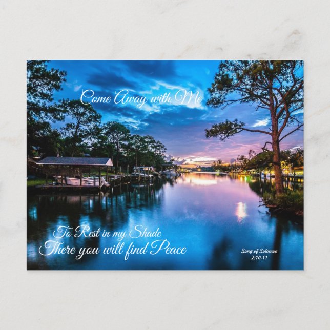 Ausente de la postal del lago Me Serene (Anverso)