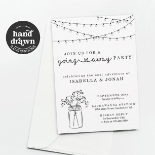 Ausente invitación de fiesta