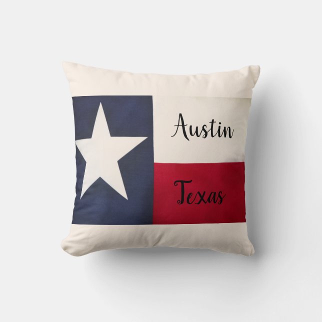 Austin, Cojín decorativo de Texas (Anverso)