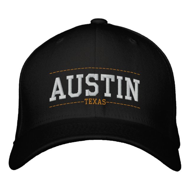 Austin Texas, EE.UU., Gorras bordados (Anverso)