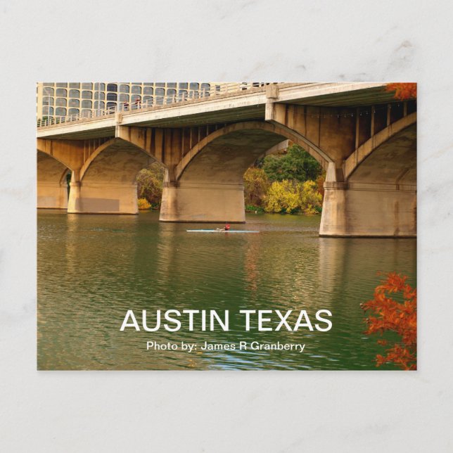 Austin Texas postal (Anverso)