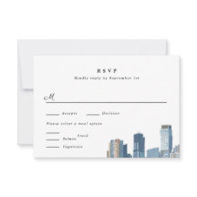 Austin Texas Wedding RSVP Card