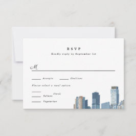 Austin Texas Wedding RSVP Card