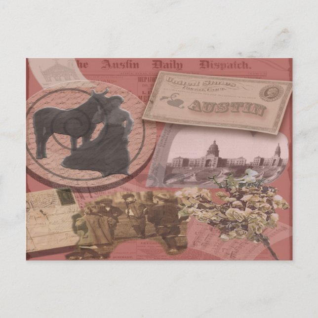 Austin Vintage postales (Anverso)