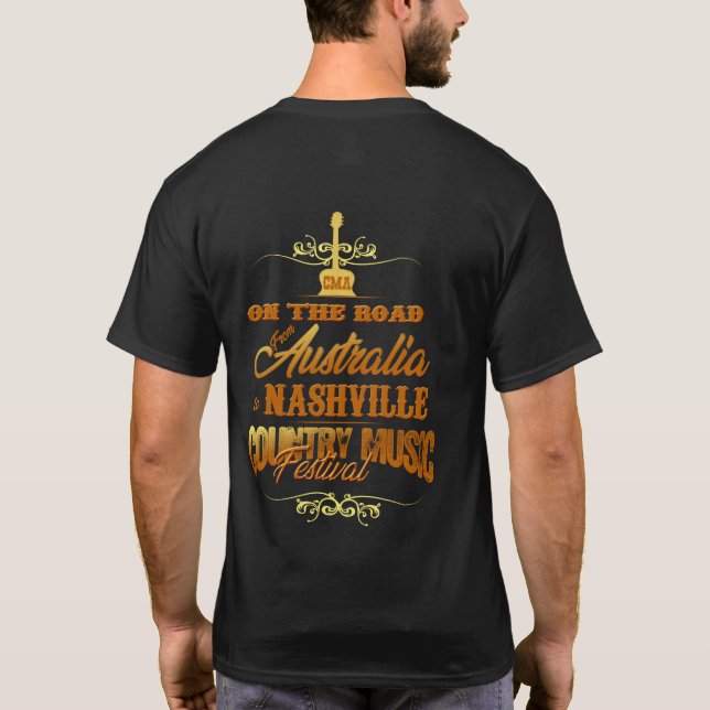 Australia a las camisetas del Fest de la música de (Reverso)