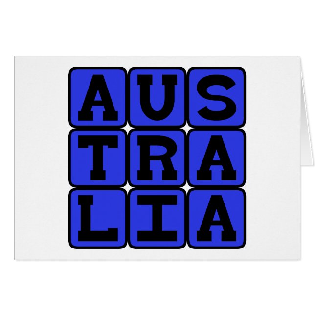 Australia, continente mundial (Anverso (Horizontal))