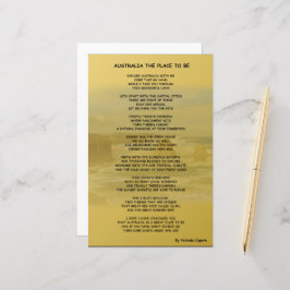 Australia: El lugar para ser hoja de papel