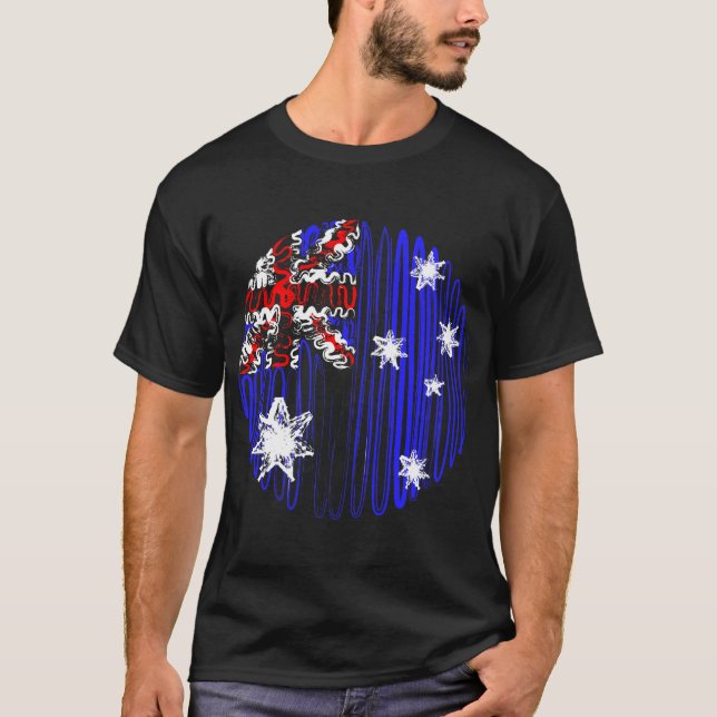 Australia en la camiseta negra (Anverso)
