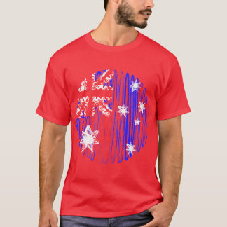 Australia en la camiseta roja