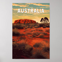 Australia Ilustracion Viaje de arte