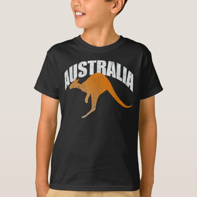 Australia Kangaroo | Camiseta australiana de recue (Anverso)