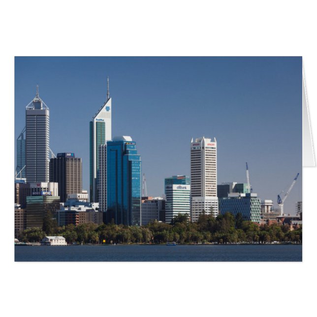 Australia, Perth, panorama urbano desde el río Swa (Anverso (Horizontal))