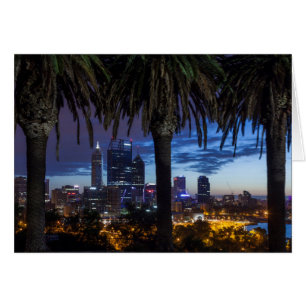 Australia, Perth, panorama urbano desde Kings Park