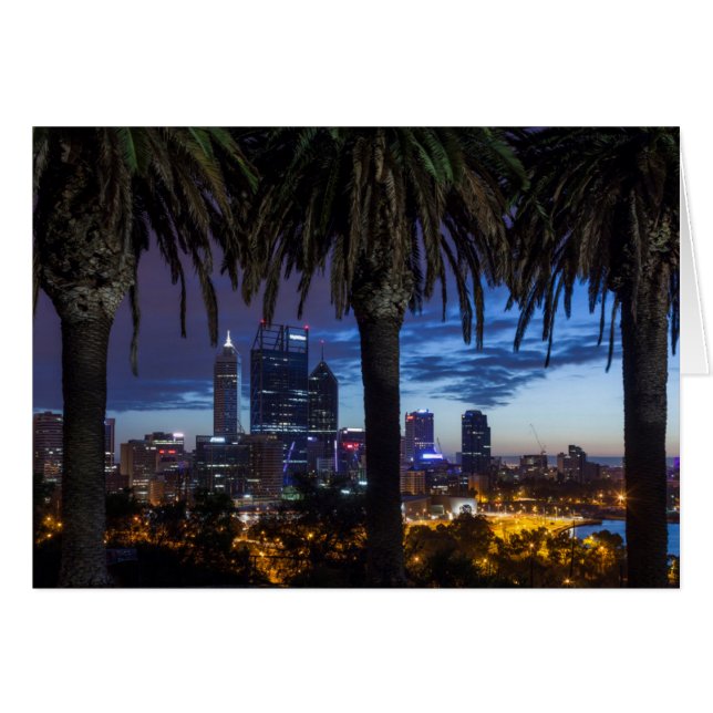 Australia, Perth, panorama urbano desde Kings Park (Anverso (Horizontal))