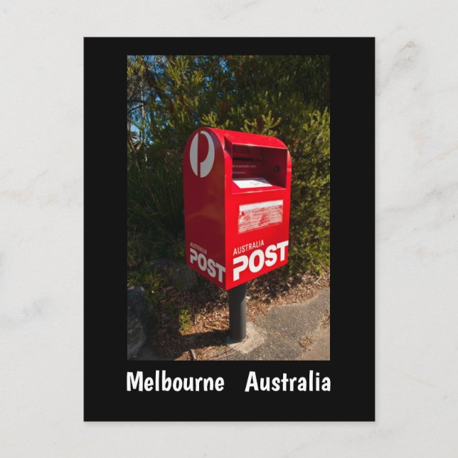 Australia postal postal de Melbourne (Anverso)