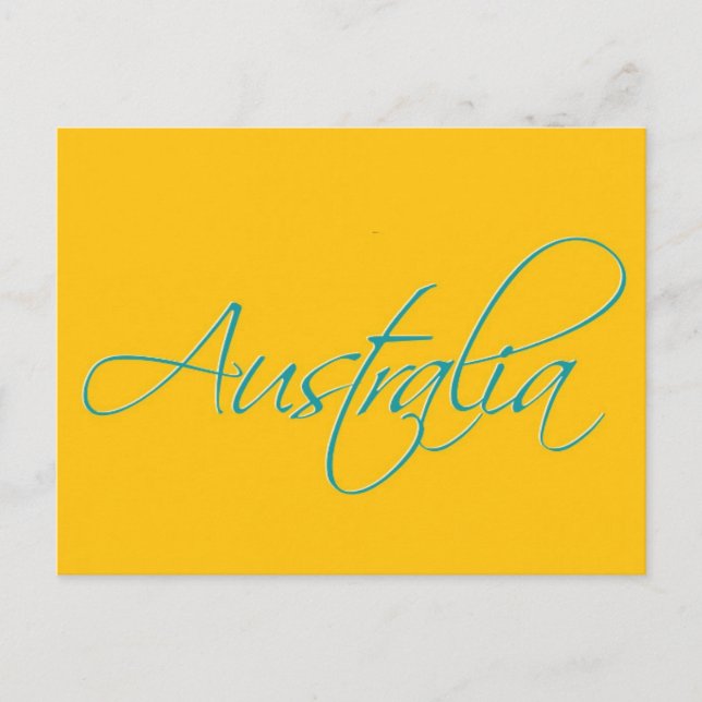 Australia: Postales de viaje (Anverso)
