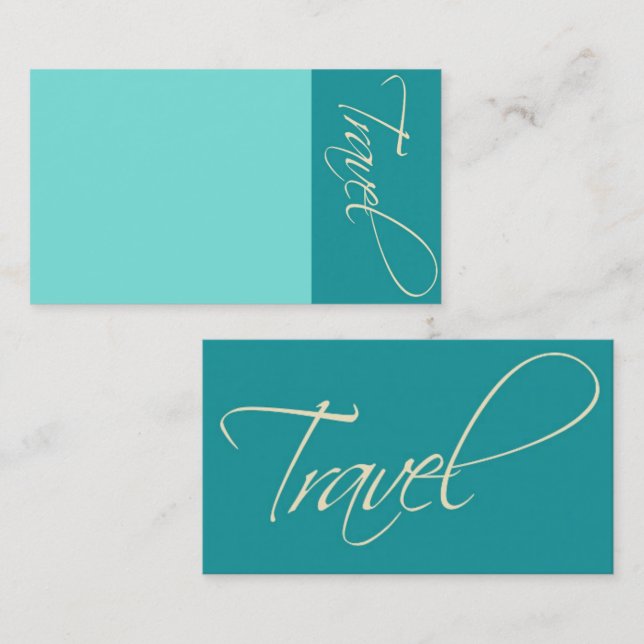 Australia: Tarjeta de visita de viaje (Anverso / Reverso)