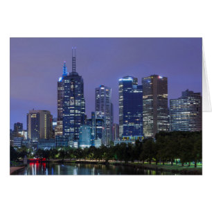 Australia, Victoria, Melbourne, horizonte a lo lar