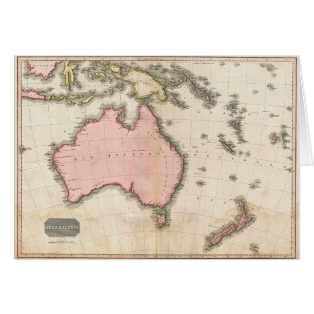 Australia y el Pacífico del oeste del sur (Anverso (Horizontal))