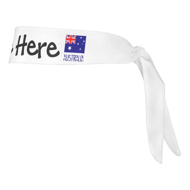 Australia y la bandera australiana personalizada (Girar 90)