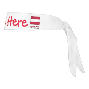 Austria Bandera Austriaca Roja Personalización