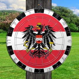 Austria Dartboard, tablero de juego, Bandera austr
