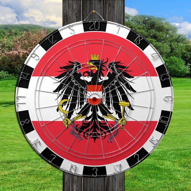 Austria Dartboard, tablero de juego, Bandera austr (Subido por el creador)