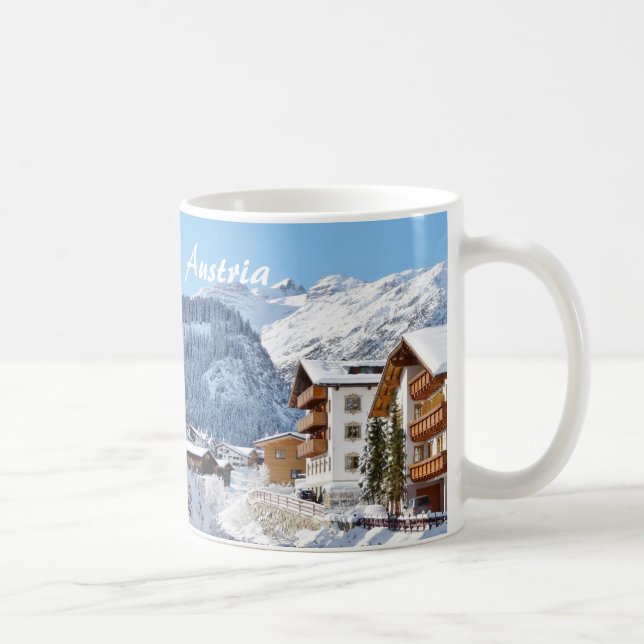Austria, Lech Arlberg - taza del recuerdo (Derecha)