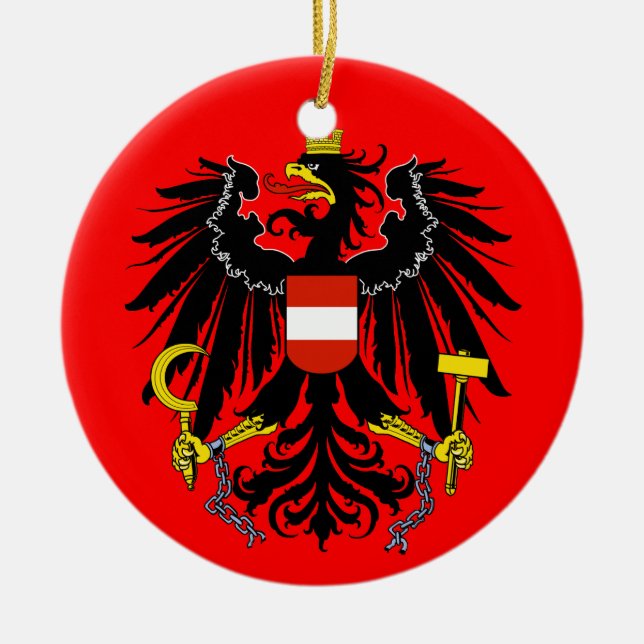 AUSTRIA* Ornamento de Navidad (Frente)
