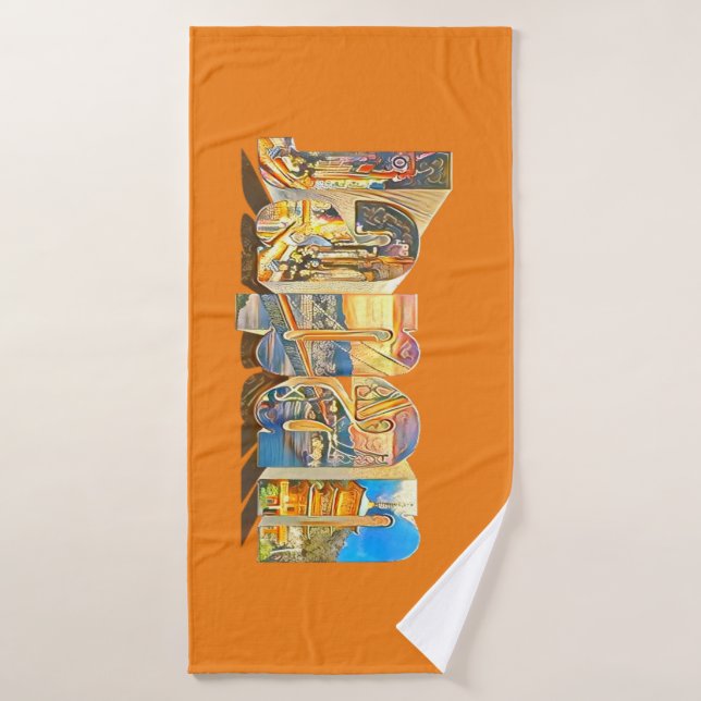 Auténtico estilo retro vintage japonés (Toalla de baño)