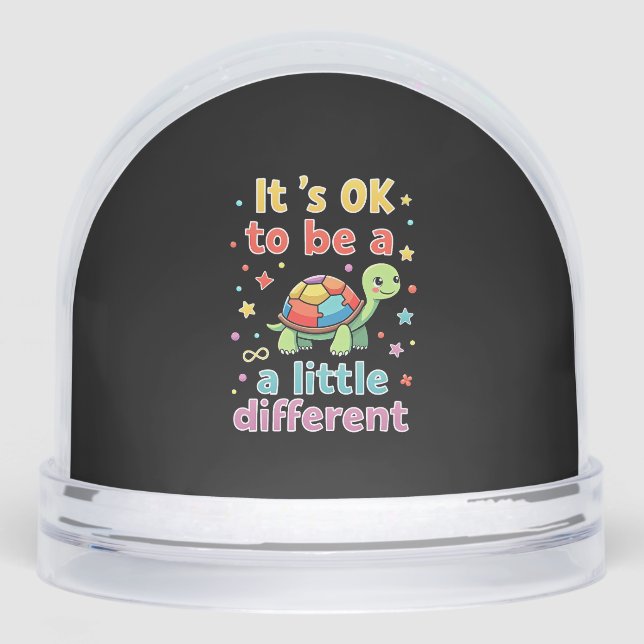 Autism Awareness It's Ok To Be A Little Different  (Anverso)