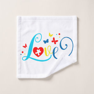 Autism Awareness Wash Cloe