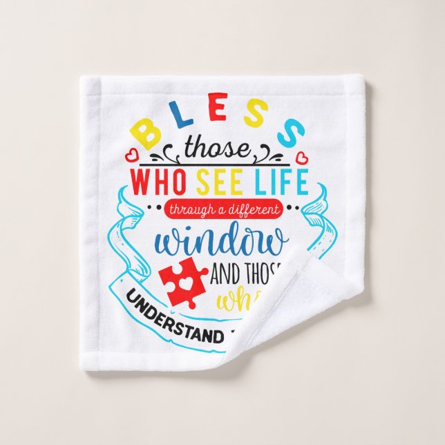 Autism Awareness Wash Cloe (Toallita)