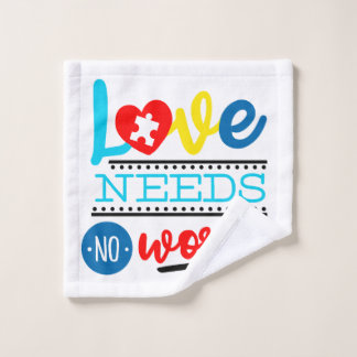 Autism Awareness Wash Cloe