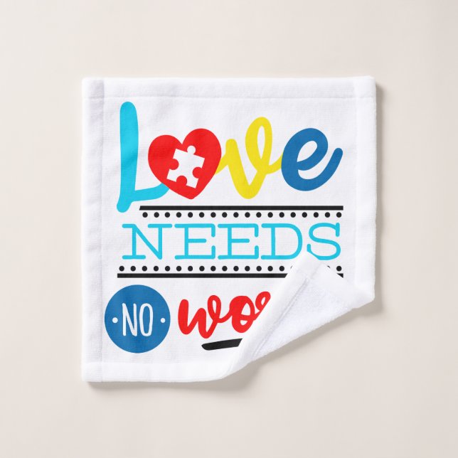 Autism Awareness Wash Cloe (Toallita)