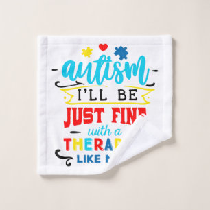 Autism Awareness Wash Cloe