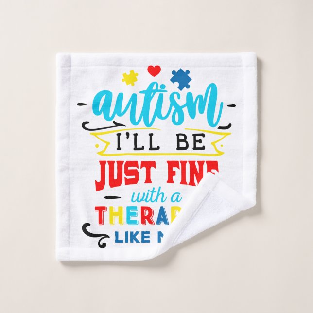 Autism Awareness Wash Cloe (Toallita)