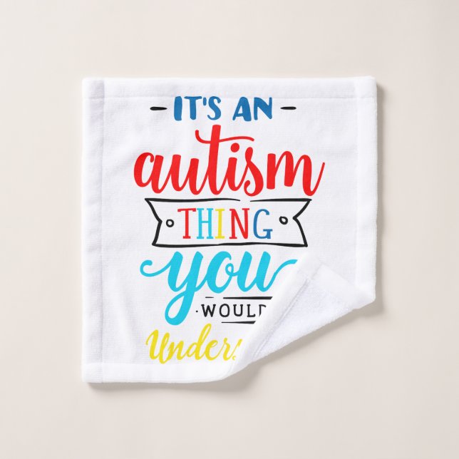 Autism Awareness Wash Cloe (Toallita)
