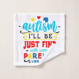 Autism Awareness Wash Cloe