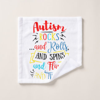 Autism Awareness Wash Cloe