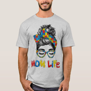 Autismo autista Concienciación de mamá Camisetas d