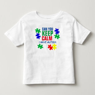 Autismo Calm# _ Pequeño camiseta de fina Jersey