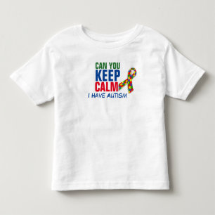 Autismo Calm^ _ Pequeño camiseta de finas Jersey