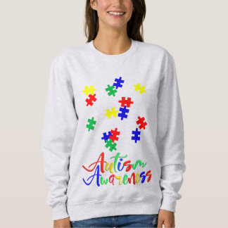 Autismo - Camisas sudaderas básicas de las mujeres