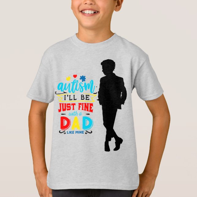 Autismo - Camiseta básica para niños (Anverso)