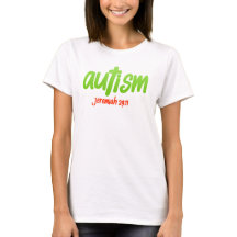 Autismo - Camiseta de cuello-V de Hanes Nano para 