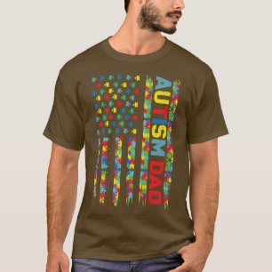 Autismo Camisetas de conciencia autismo papá bande