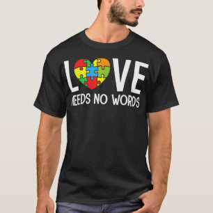 Autismo Conciencia Maestra Amor Camisa No Necesita