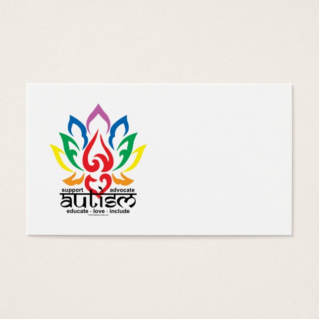 Autismo Lotus Flower (Frente)