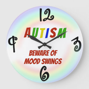 Autismo - Reloj de pared cuadrado Personalizado